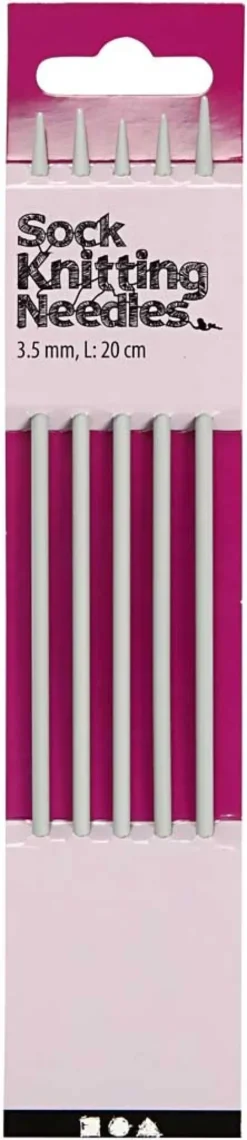 Strømpepinde Sæt - Metal - Ø 3,5 MM - L 20 CM