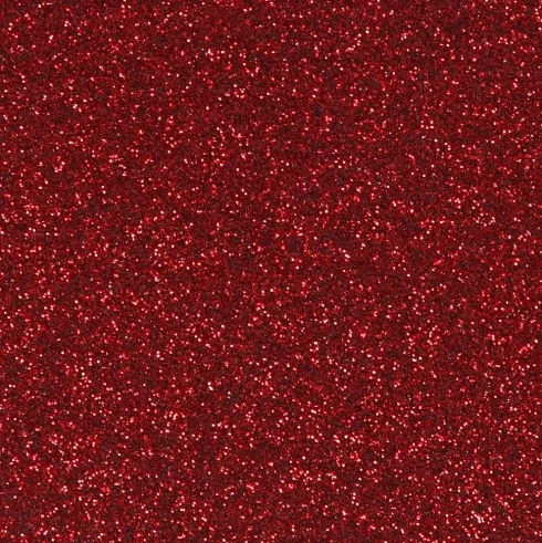 Strygestof - A5 - 148X210 MM - Glitter - Rød - 1 Ark