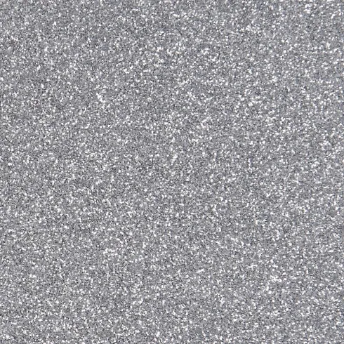 Strygestof - A5 - 148X210 MM - Glitter - Sølv - 1 Ark