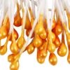 Støvdragere - L 6,4 CM - Ø 2 MM - Orange Metallic - 100 Stk