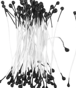 Støvdragere - L 6,4 CM - Ø 2 MM - Sort - 100 Stk