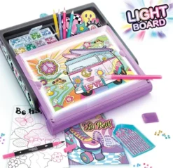 Style 4 Ever - Diamond Art 3-I-1 Etui Med Led-Lys