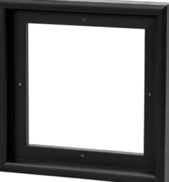 Svæveramme Til Lærred - 20X20 CM - Mat Sort - Artino