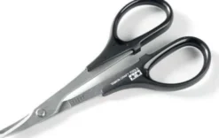 Tamiya - Curved Scissors - Saks Til Plastik - 74005
