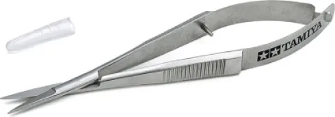 Tamiya - Hg Tweezers Grip Scissors - Hobby Pincet Saks - 74157