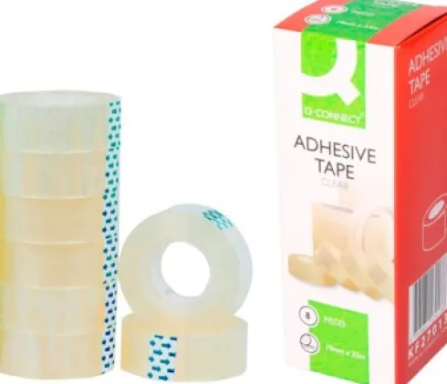 Tape - 19 MM X 33 M - Transparant - 8 Stk