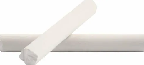 Tavlekridt - L 8 CM - Ø 10 MM - Hvid - 10X10 Stk