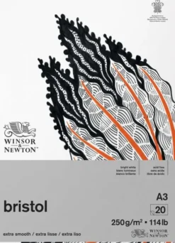 Tegneblok - A3 - 20 Ark - Bristol - Winsor & Newton