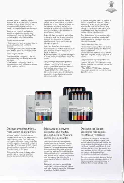 Tegneblok - A3 - 25 Ark - Winsor & Newton