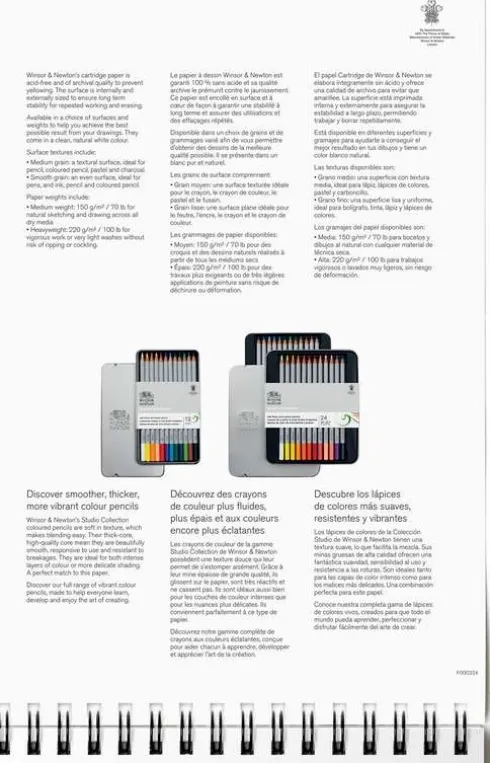 Tegneblok - A4 - 25 Sider - Winsor & Newton