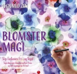 Tegn Med Zen: Blomstermagi - Blå