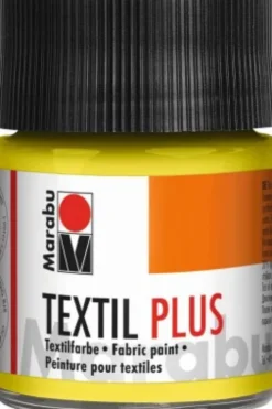 Tekstil Maling - Citron Gul - Textil Plus - 50 ML - Marabu