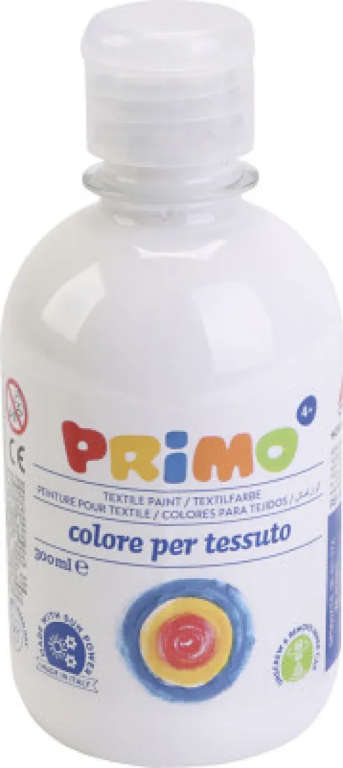 Tekstilmaling - Hvid - 300 ML