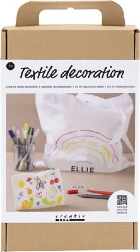 Tekstil Tryk Og Tusser DIY Kit