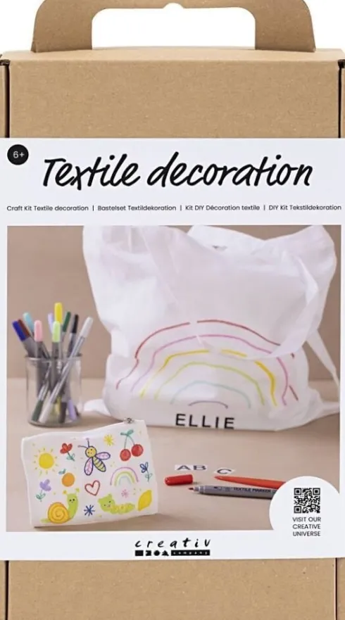Tekstil Tryk Og Tusser DIY Kit