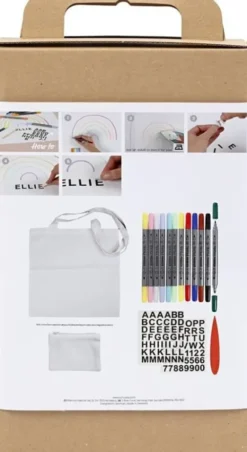 Tekstil Tryk Og Tusser DIY Kit