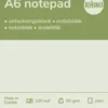Telefonblok A6 100 Blade Linjeret 5-Pak