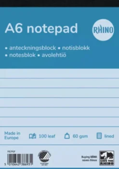Telefonblok A6 100 Blade Ulin 5-Pak
