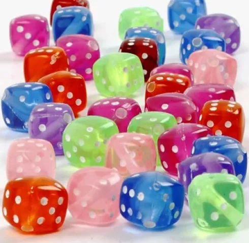 Terning Mix - Str. 7X7 MM - Hulstr. 1,5 MM - 125 ML - 105 G