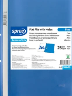 Tilbudsmappe - A4 - Blå - Spree