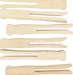 Tøjklemmer - L 9,5 CM - B 1,4 CM - 100 Stk
