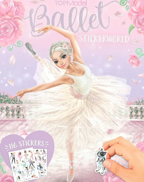 Top Model - Klistermærkebog - Stickerworld - Ballet