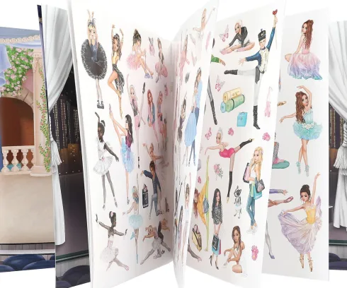 Top Model - Klistermærkebog - Stickerworld - Ballet