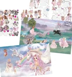 Top Model - Klistermærkebog - Stickerworld - Viva Violet - Lilla