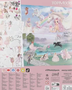 Top Model - Klistermærkebog - Stickerworld - Viva Violet - Lilla