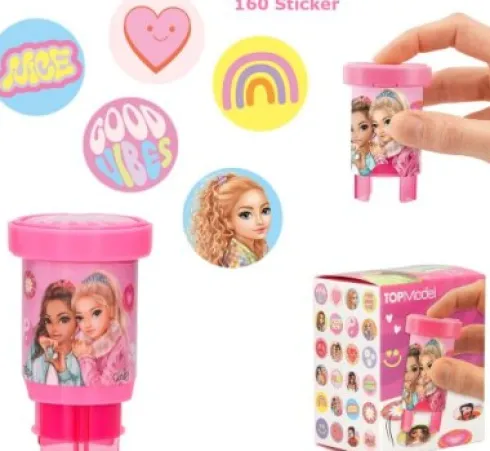 Top Model - Klistermærker Med Stempel - 160 Stk
