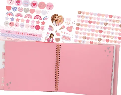 Top Model - Lav Selv DIY Fotoalbum Til Børn - Inkl. 340 Stickers