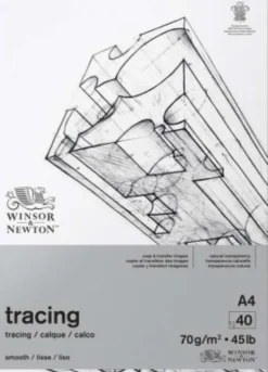 Transparent Papir Blok - A4 - 40 Sider - Winsor & Newton