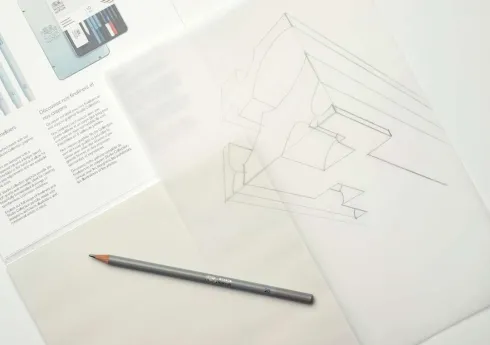 Transparent Papir Blok - A3 - 40 Sider - Winsor & Newton