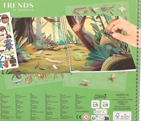 Trends - Insekter Klistermærkebog - Create Your Explorer World