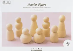 Træfigur Krop - H 5-8 CM - 90 Assorteret