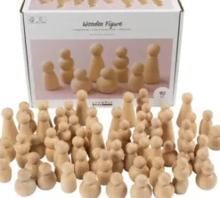 Træfigur Krop - H 5-8 CM - 90 Assorteret
