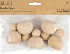 Træfigur Krop - Rund - H 5 CM - 5 Stk