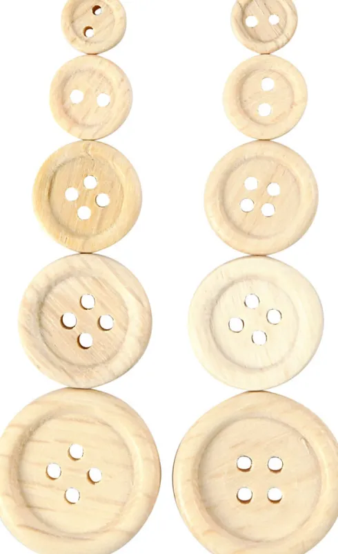 Træknapper - Ø 8+11+15+18+23 MM - 440 Stk