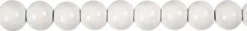 Træperler - Ø 8 MM - Hulstr. 2 MM - Hvid - 15 G - 80 Stk