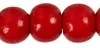 Træperler - Ø 5 MM - Hulstr. 1,5 MM - Rød - 6 G - 150 Stk