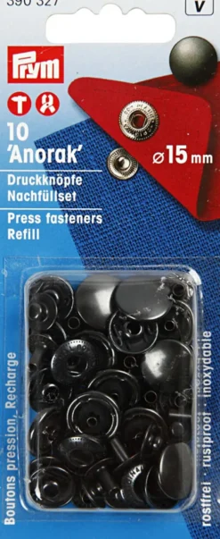 Trykknapper - Refill - Ø 15 MM - 10 Stk