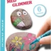 Tusser Til Sten - Sæt Med 6 Glimmer Farver - Touché