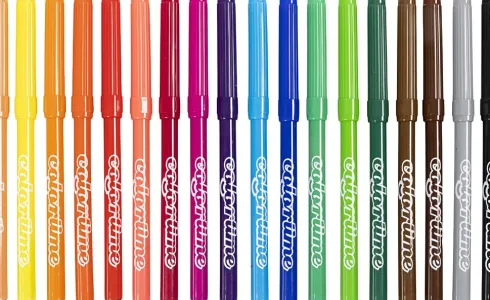 Tusser - Vandbaserede - Tykkelse 2 MM - Flere Farver - 18 Stk