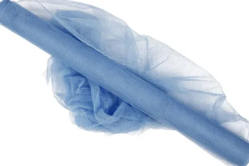 Tyl På Rulle - B 50 CM - Lyseblå - 5 M