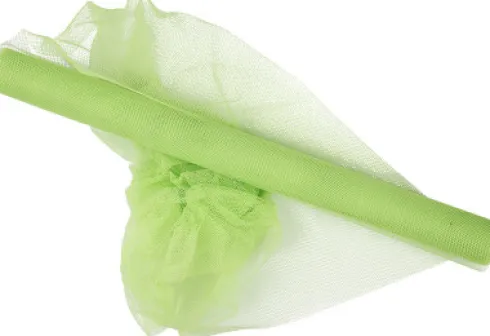 Tyl På Rulle - B 50 CM - Neon Grøn - 5 M