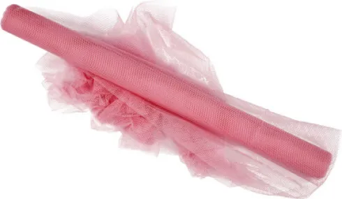 Tyl På Rulle - B 50 CM - Rosa - 5 M