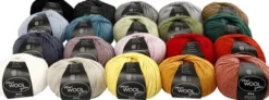 Uldgarn - L 125 M - Assorterede Farver - 20X100 G