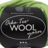 Uldgarn - L 50 M - Pind 8-9 - Lime Grøn - 50 G