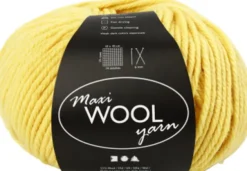 Uldgarn - Maxi Wool - L 125 M - Gul - 100 G