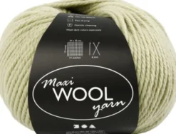 Uldgarn - Maxi Wool - L 125 M - Lys Grøn - 100 G